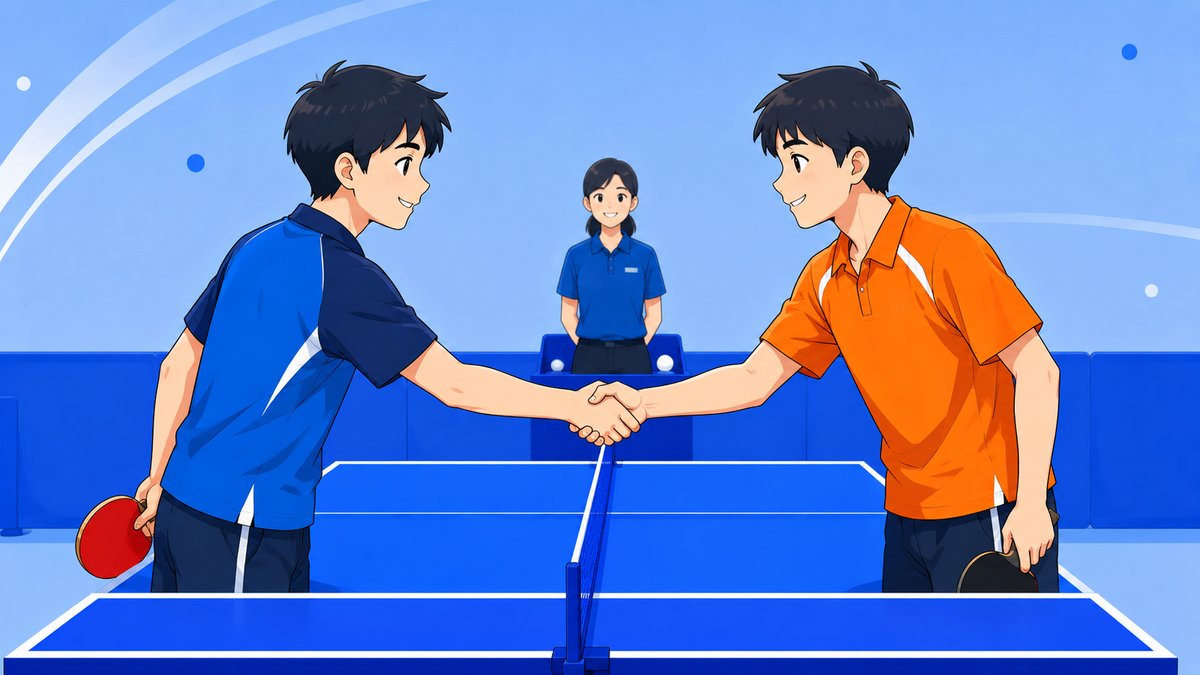 卓球の試合のルールとマナー